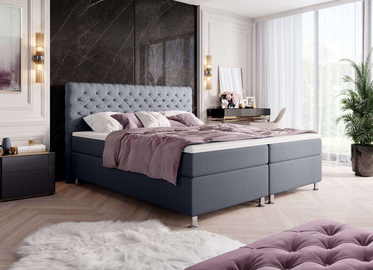 Aufbau eines Boxspringbettes