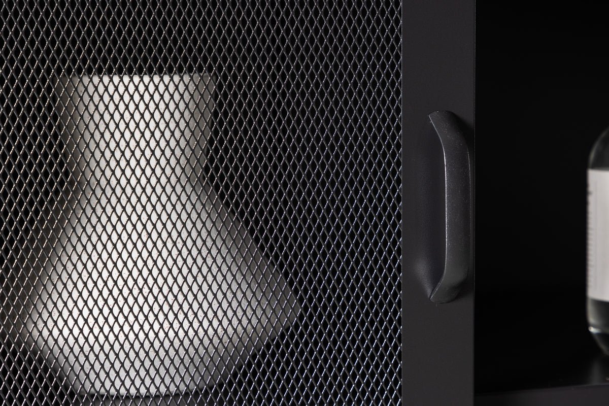 Kommode Faylen – Industrial-Design in Schwarz, Weiß & Grau