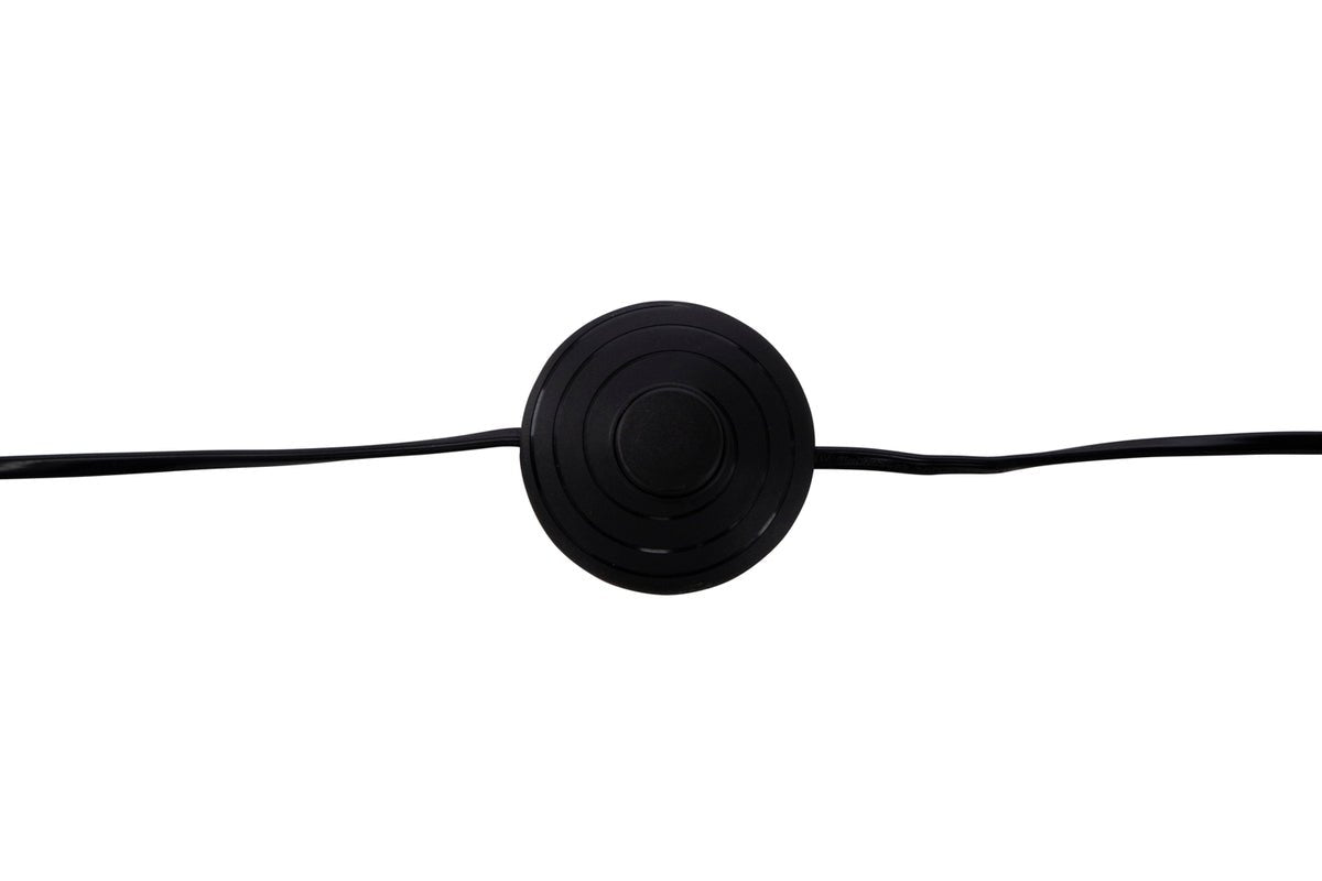 Stehlampe „Flora“ – 3- flammige Schönheit in Messing/Schwarz