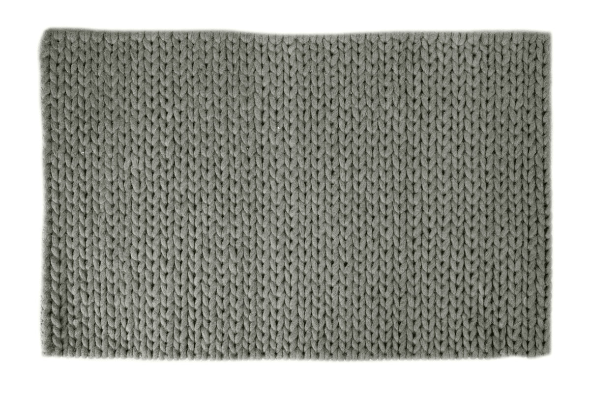 Teppich Soraya – handgewebt in zwei Farben aus Wolle