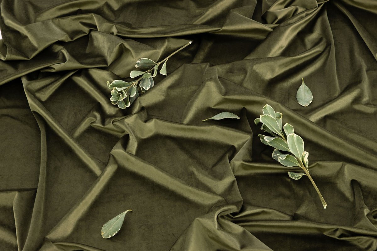 Gardinen-Set Anny – Samtoptik in vielen Farben