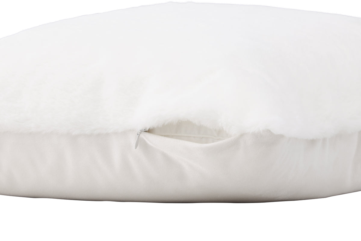 Kissenbezug Relax - 50x50 cm in Beige, Grau und Weiß