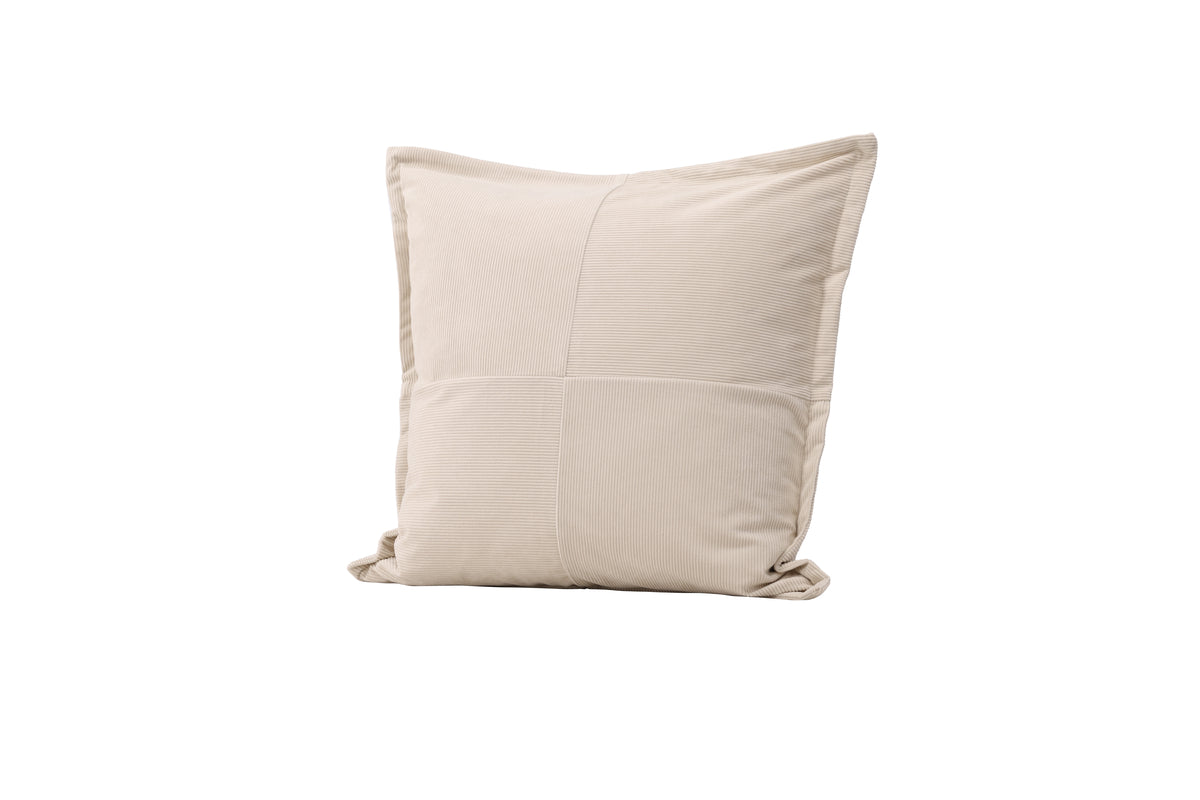 Kissenbezug Budapest - 50x50 cm in Beige, Dunkelgrün und Braun