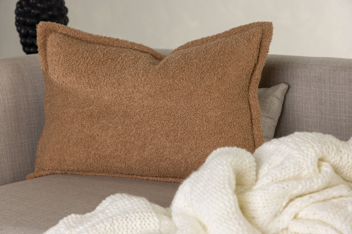 Kissenbezug Earth - 60x40 cm in Beige und Braun