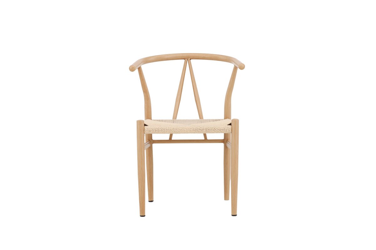Stuhl Fliou - mit stilvoller geflochtener Sitzfläche