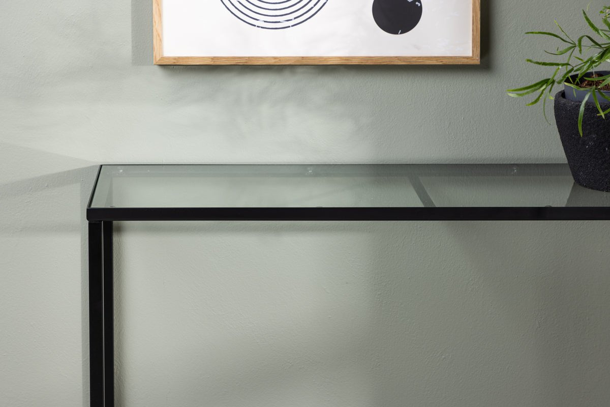 Beistelltisch Chase – mit Glasplatte