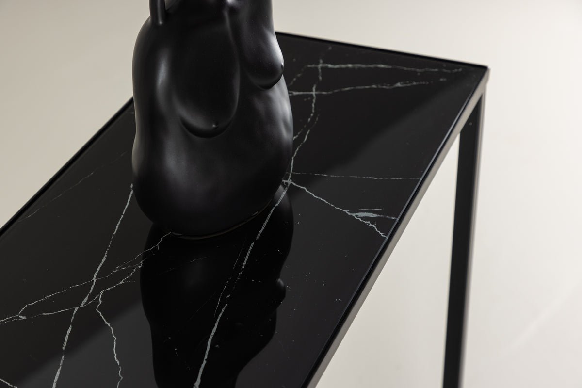 Beistelltisch Chase – mit Glasplatte