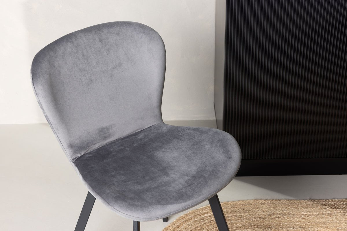 2er Set - Stuhl Amara mit gepolsterter Sitzfläche