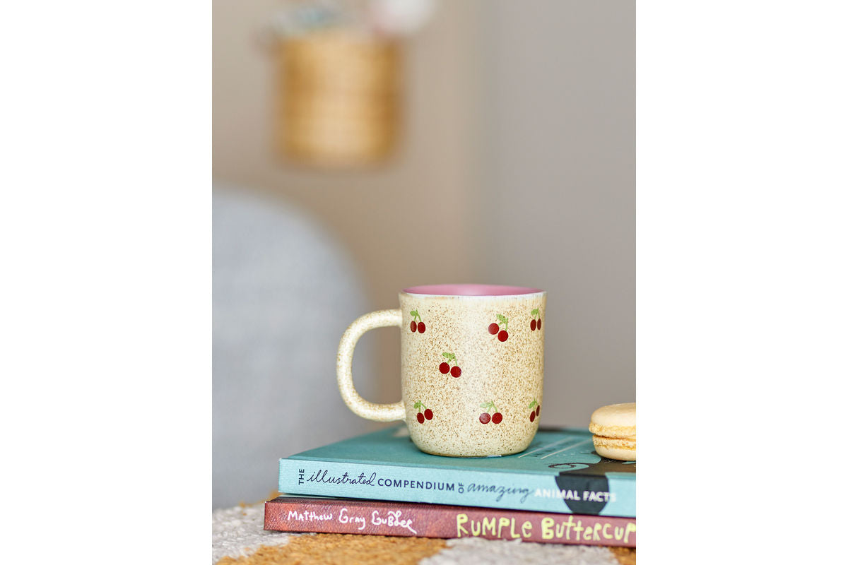 Tasse Cherly – Bunt, aus Steingut