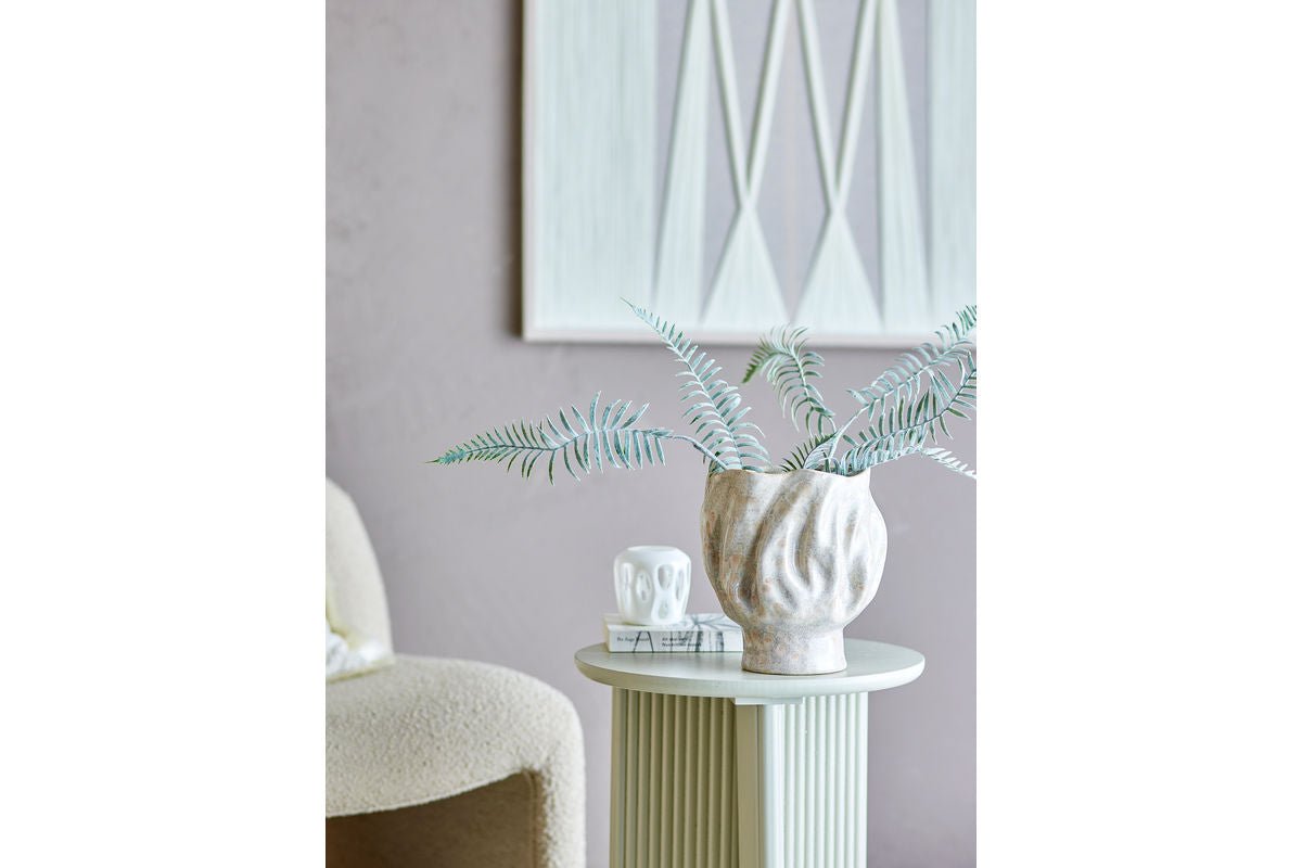Vase „Elvane“ – Weißes Steingut