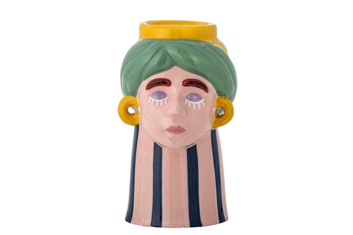 Vase „Wonda“ – skulpturales Steingut