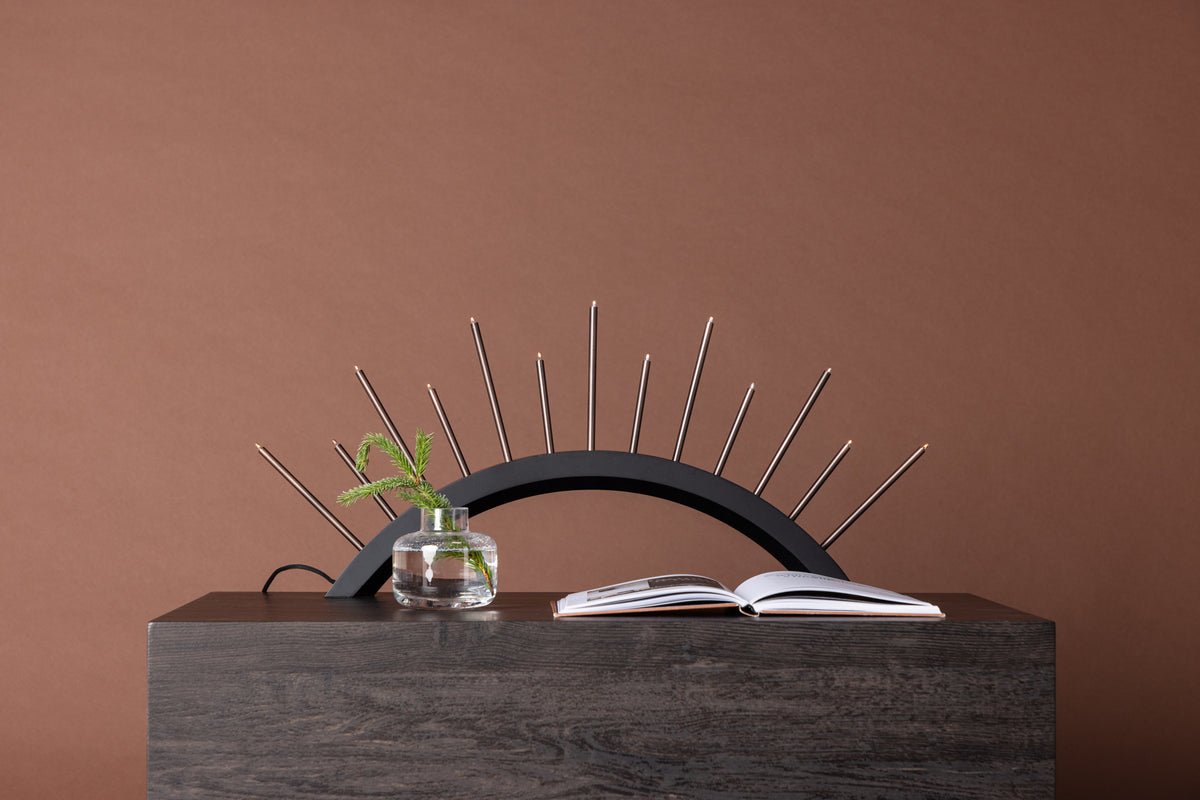 Weihnachtsbeleuchtung Luma - Rundbogen Beige oder Schwarz