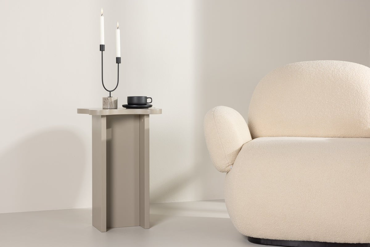 Beistelltisch Naxos – in elegantem Hellbraun