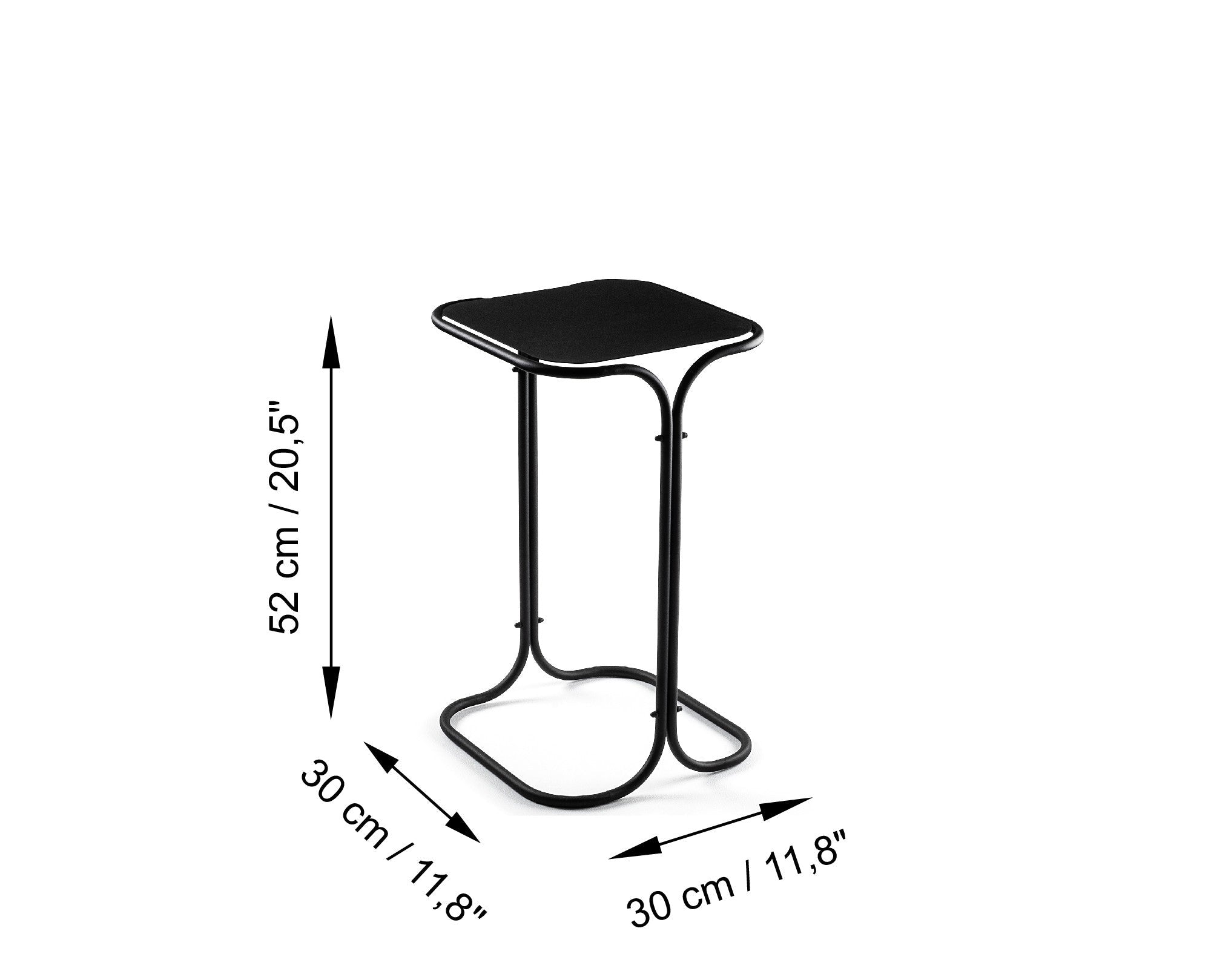 Couchtisch Orento – Mit schwarzem Metallgestell
