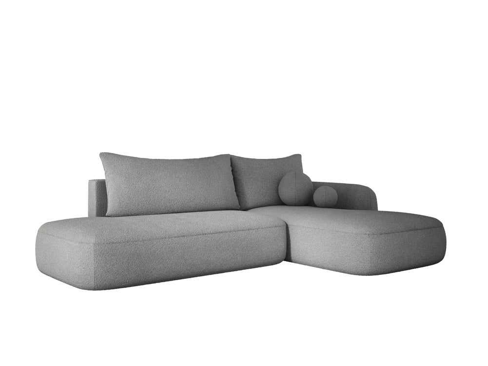 Designer Sofa Babu Bouclé mit Schlaf- und Klappfunktion