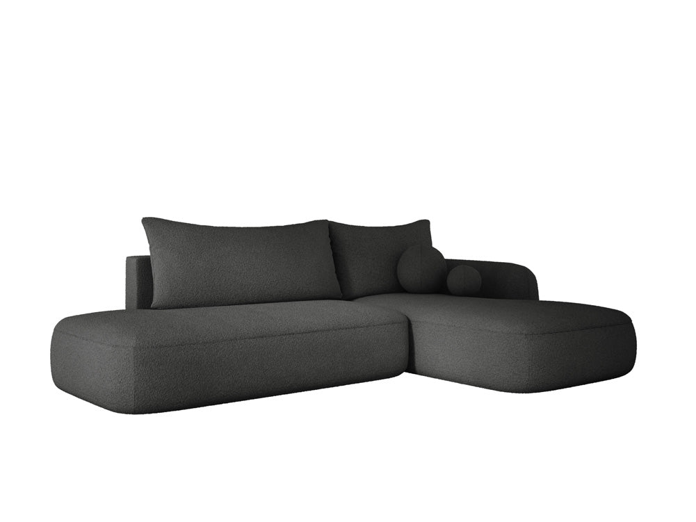 Designer Sofa Babu Bouclé mit Schlaf- und Klappfunktion