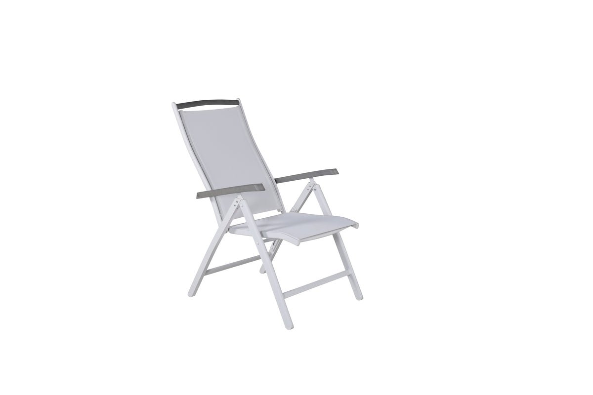 2er Set - Gartenstuhl Kara - Gestell aus Aluminium, Sitzfläche aus Textilene, verstellbar