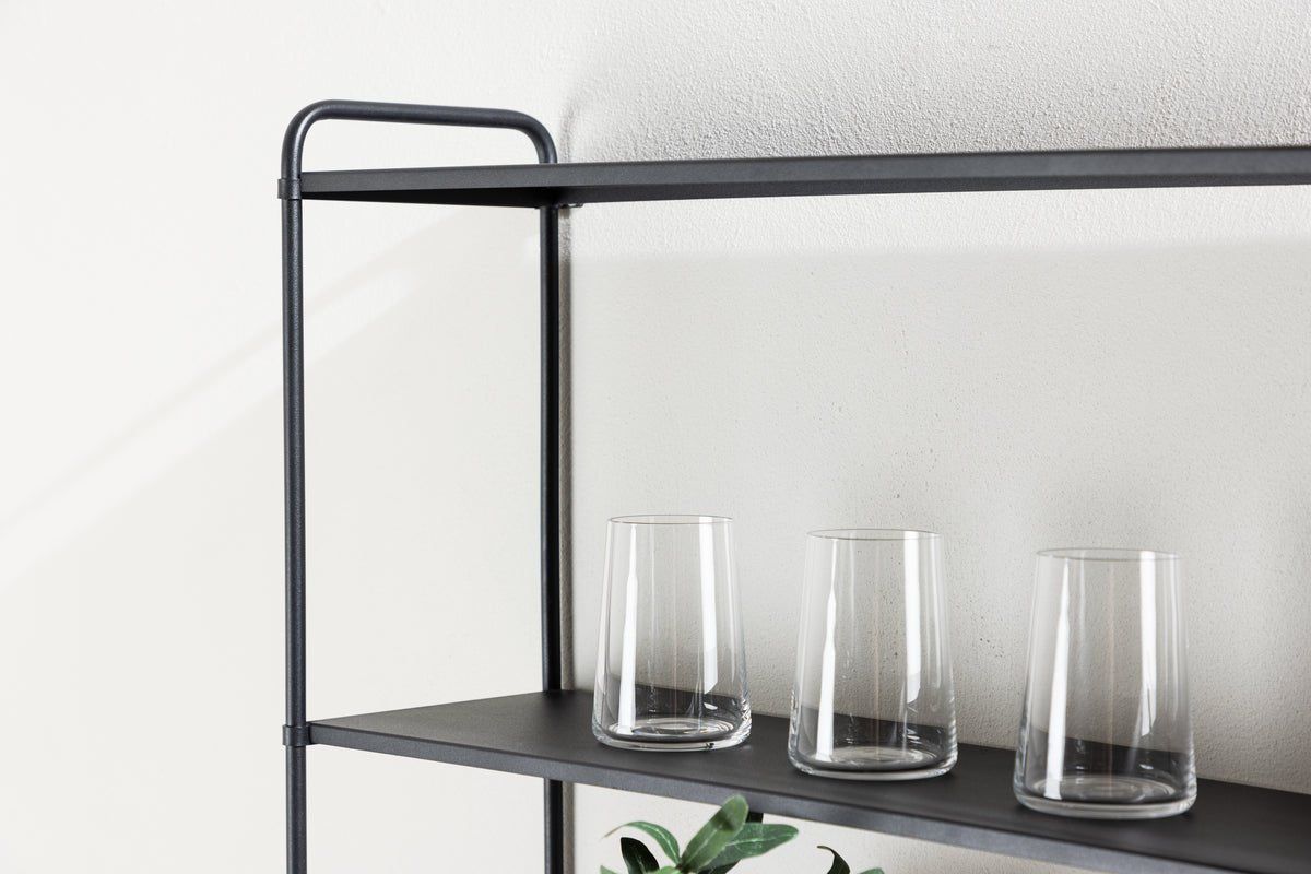 Wandregal Lyon – Wandregal in Beige oder Schwarz, klein & groß