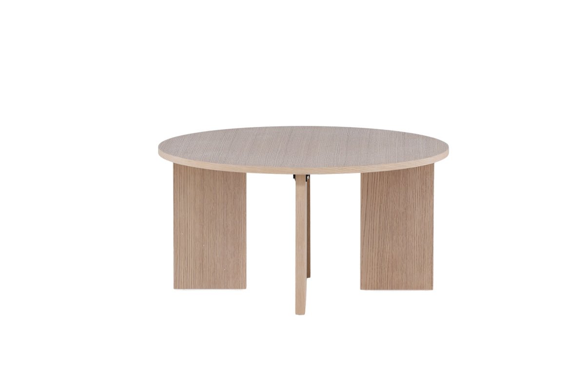 Couchtisch Davinci - Rundtisch mit Holzoptik