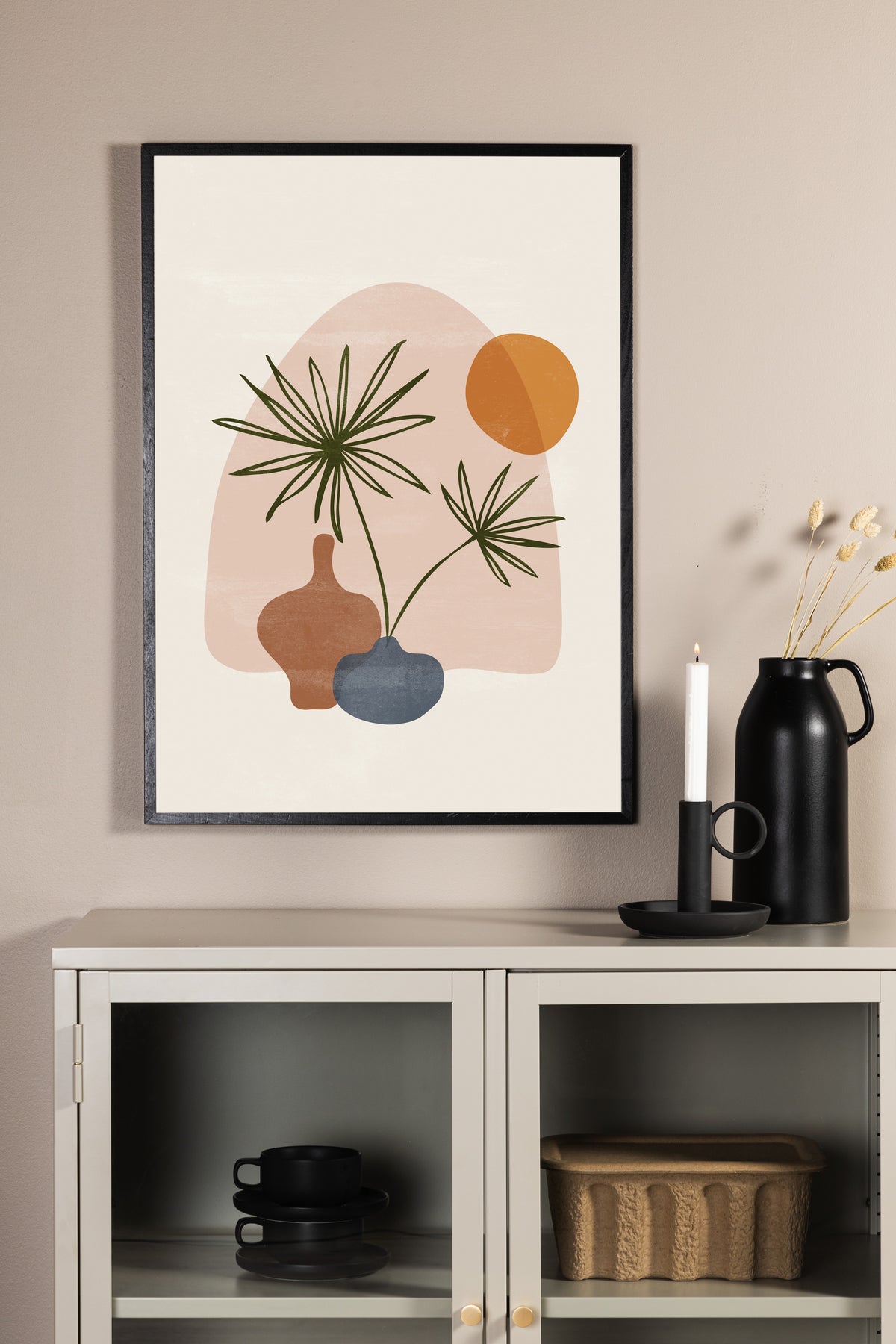 Poster Sunset Qualitätsdruck auf Papier