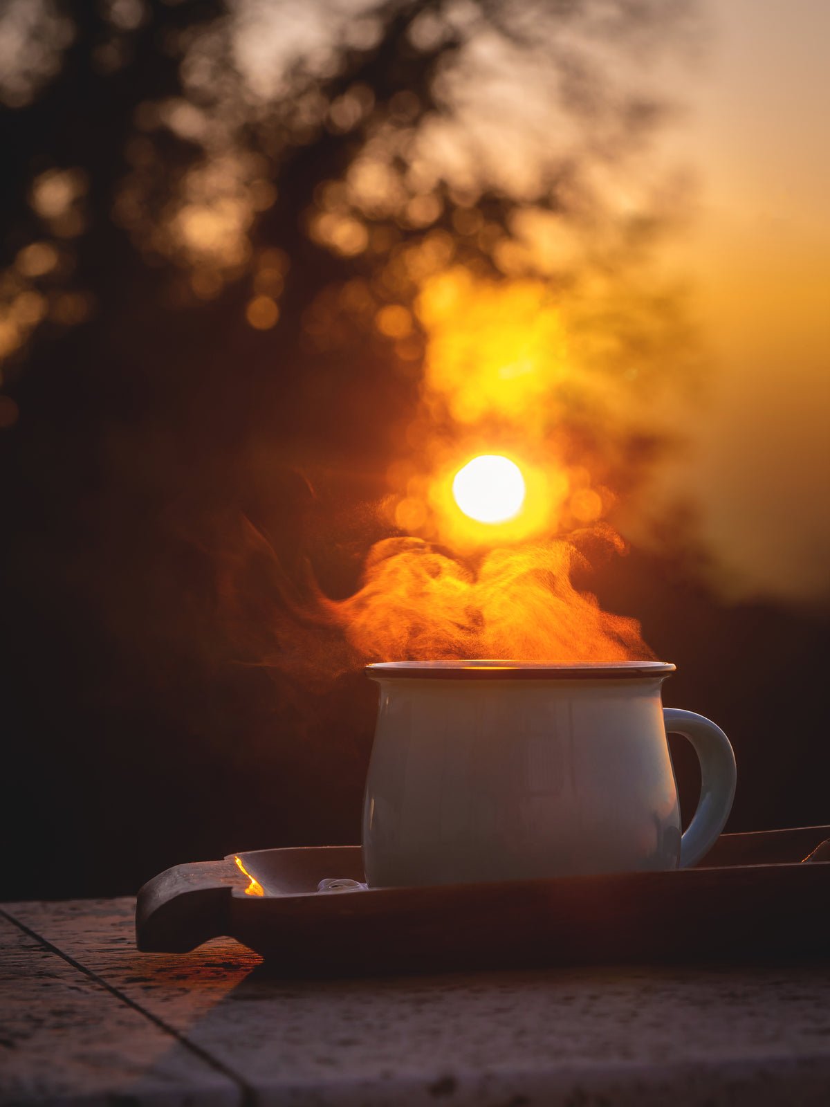 Poster Guten Morgen aus hochwertigem Papier