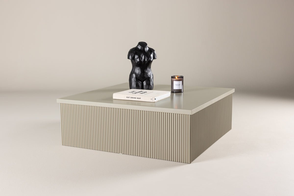 Couchtisch Aventus - in dlem Beige oder Schwarz