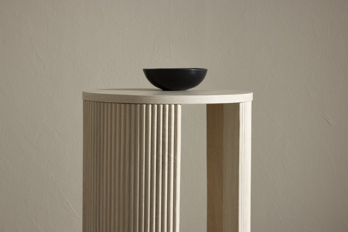 Beistelltisch Belrose – in Mokka oder Whitewash