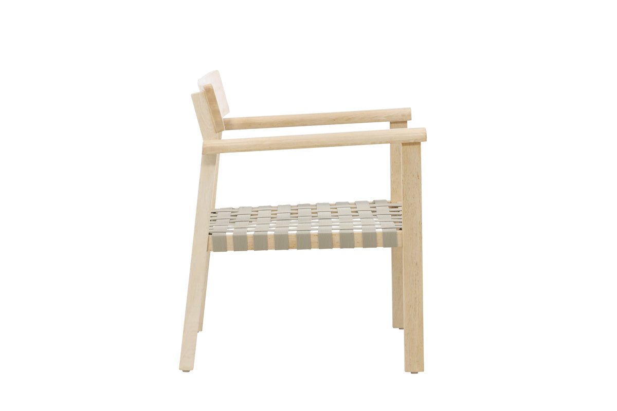 Sessel Olympia - aus Mangoholz und Polyester in Natur