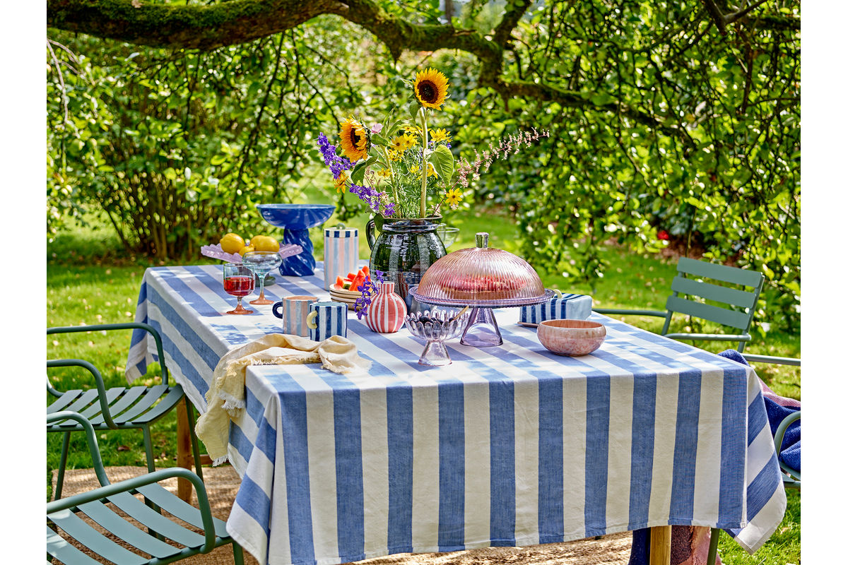 Vorratsgefäß Livenza – Handbemaltes Steingutgefäß mit Deckel