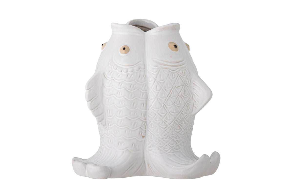 Vase „Ilvara“ – Weißes Steingut