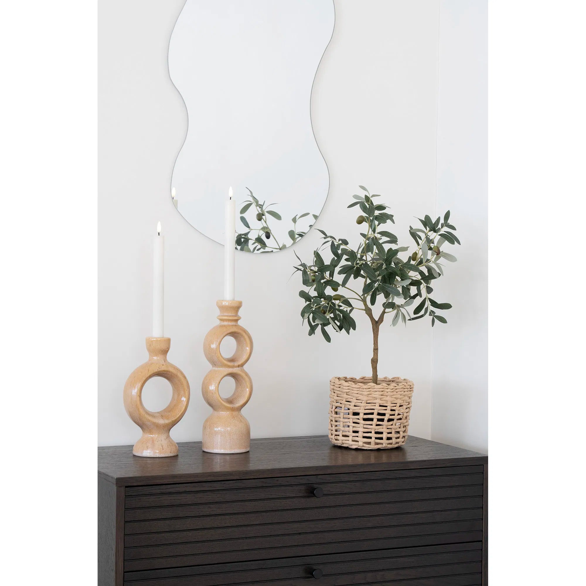 Kunstpflanze Olivenbaum – 61 cm mediterraner Charme für dein Zuhause