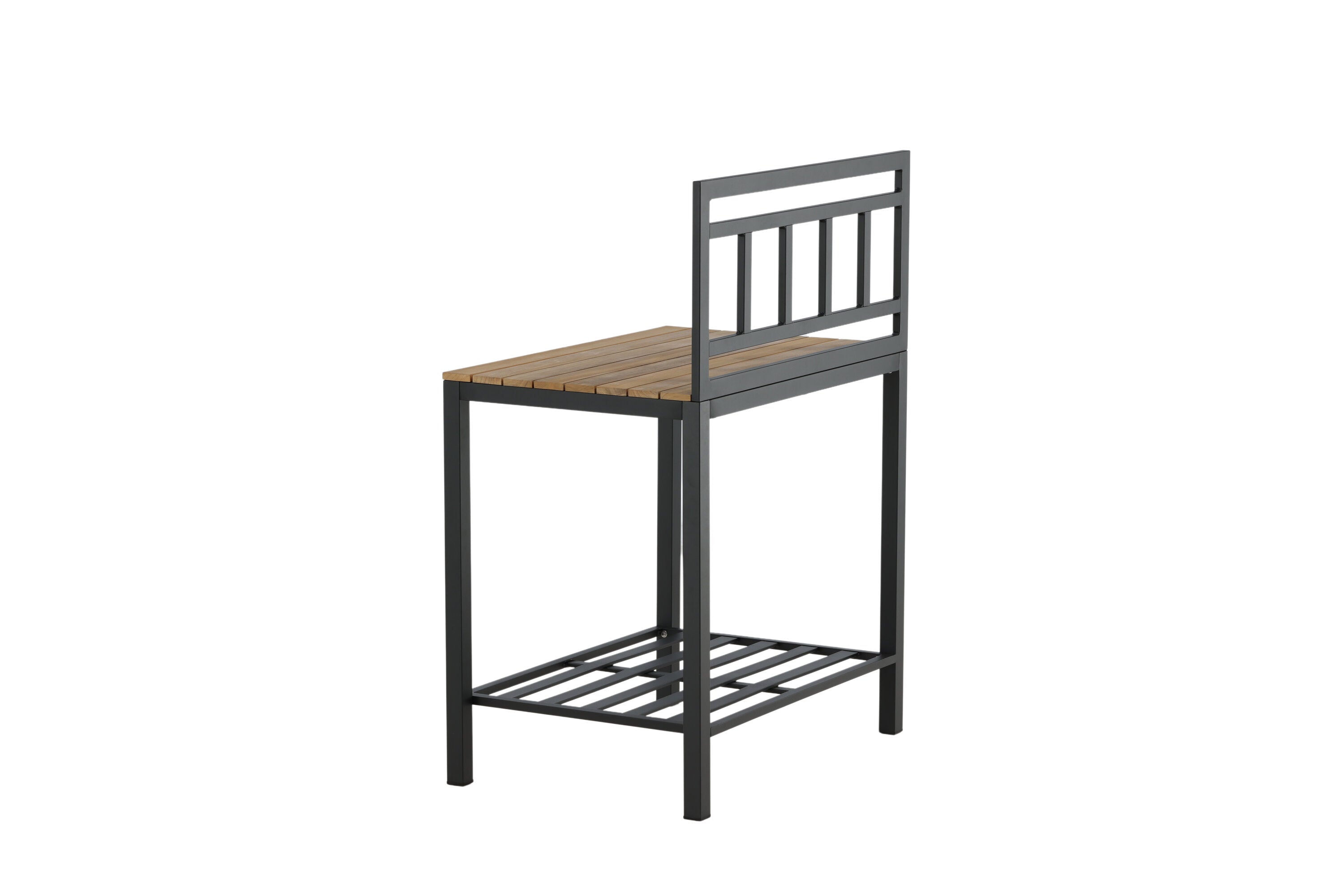 Ablagetisch Jana – Outdoor-Küchenmodul mit Teakholz-Arbeitsfläche