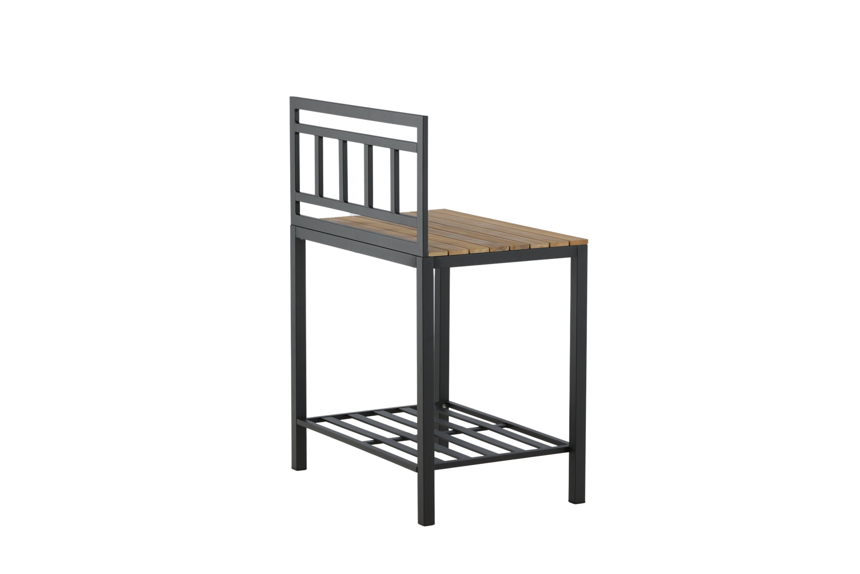 Ablagetisch Jana – Outdoor-Küchenmodul mit Teakholz-Arbeitsfläche