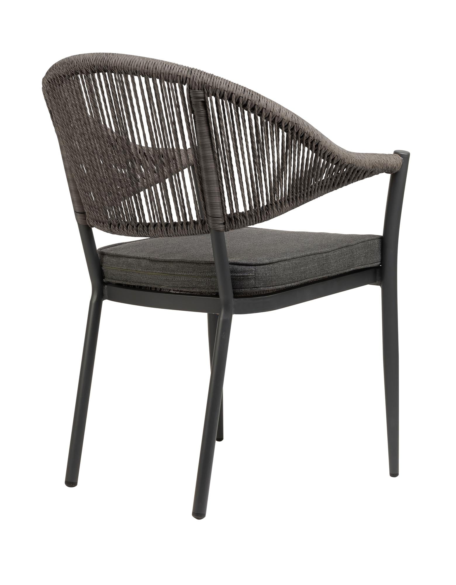 4er Set - Gartenstuhl Colien Rope Design