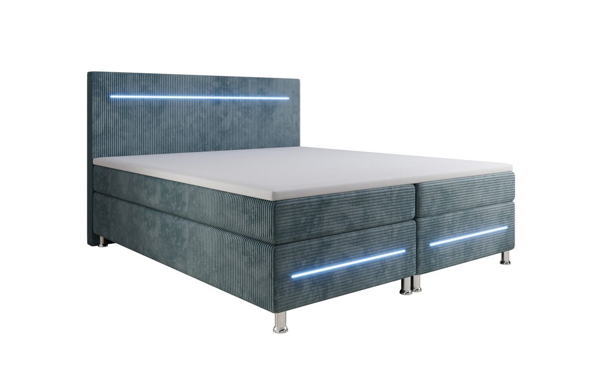 Boxspringbett Sejour mit LED in Cord