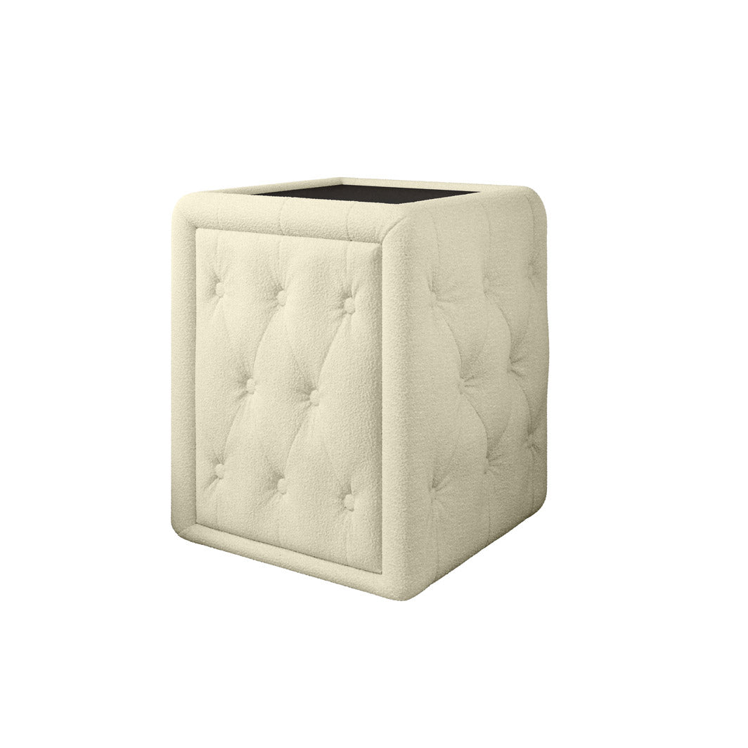 Designer Nachttisch Josy in Bouclé
