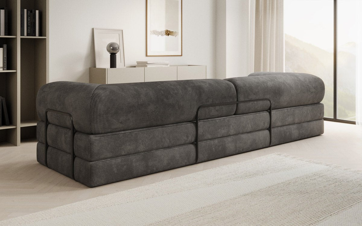 Designer Sofa Lazy 3 Sitzer XXL in Cord