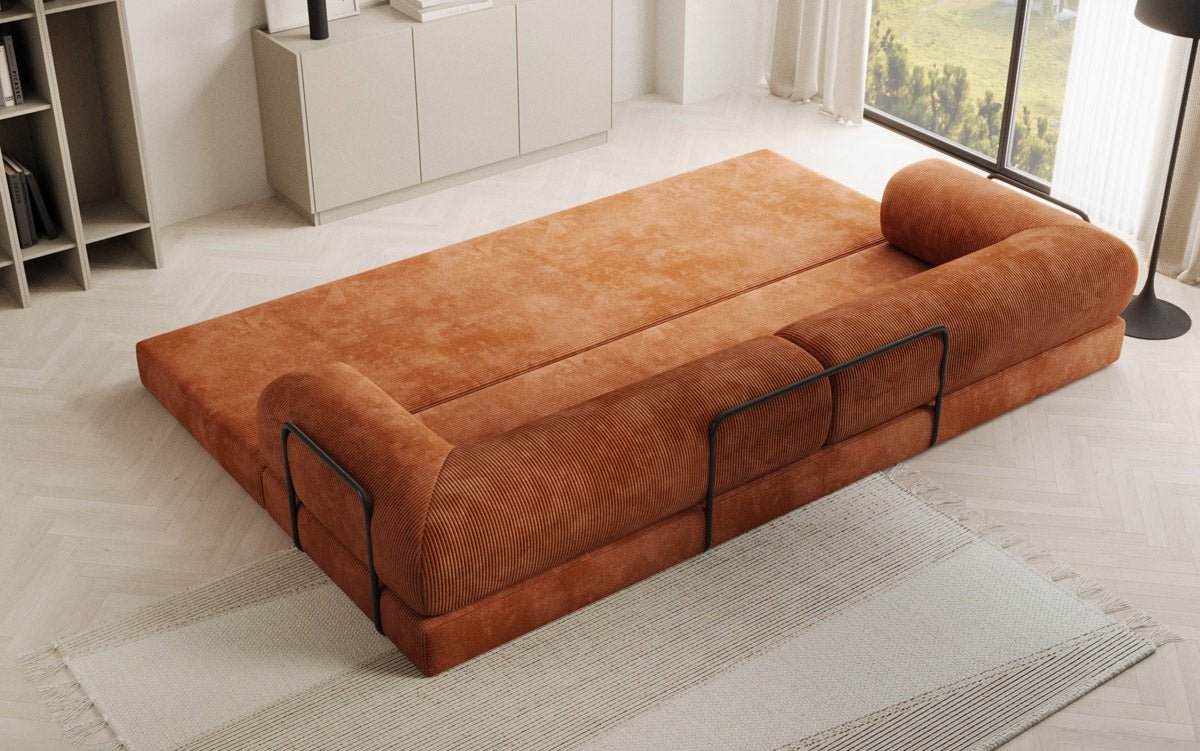 Designer Sofa Lazy 3 Sitzer XXL in Cord
