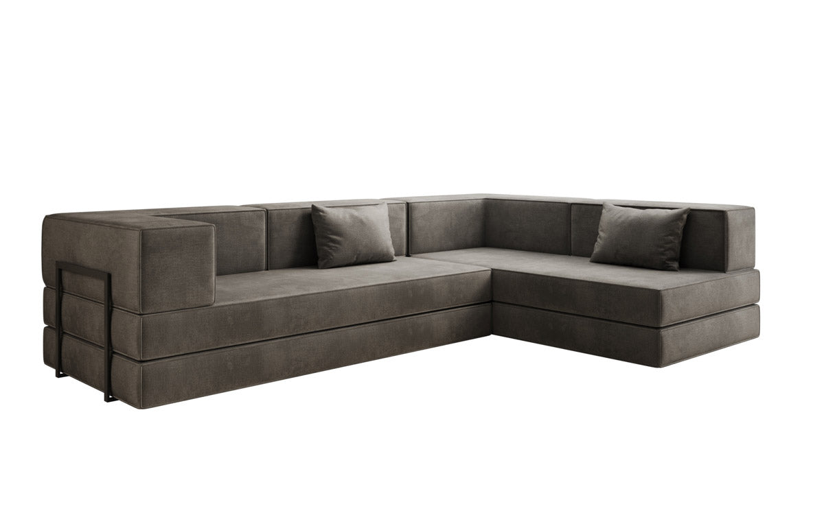 Designer Sofa Lazy L in Samt