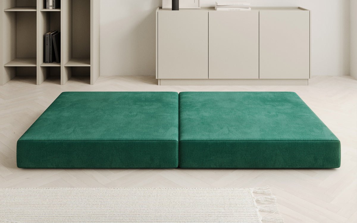 Beistellhocker Lazy i Velour