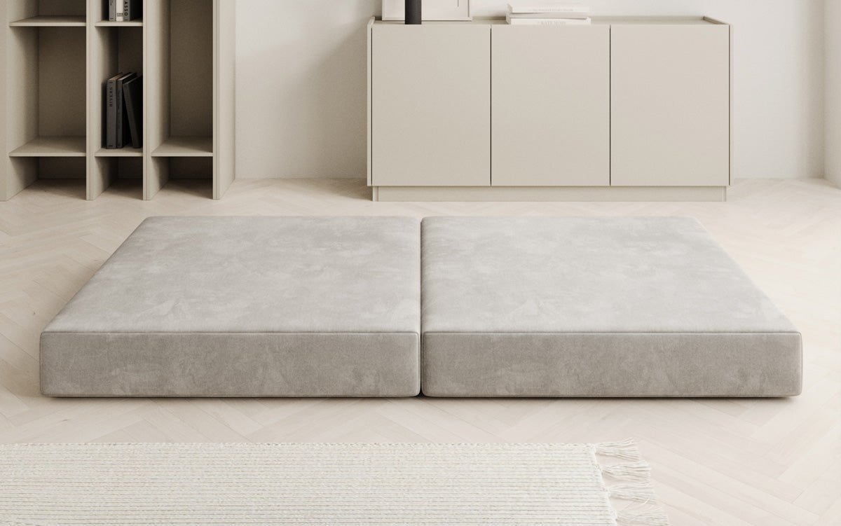 Beistellhocker Lazy i Velour