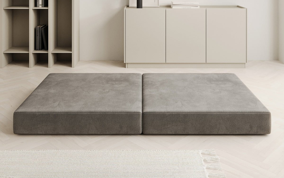 Beistellhocker Lazy i Velour