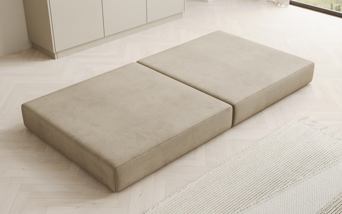 Beistellhocker Lazy i Velour