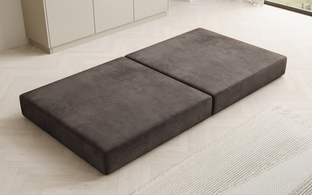 Beistellhocker Lazy i Velour