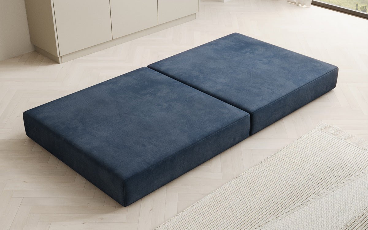 Beistellhocker Lazy i Velour