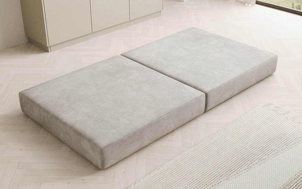 Beistellhocker Lazy i Velour