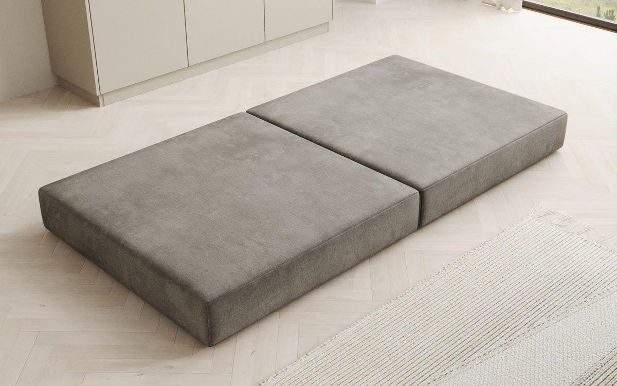 Beistellhocker Lazy i Velour