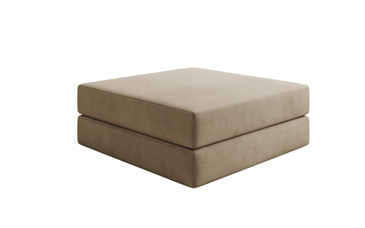 Beistellhocker Lazy i Velour