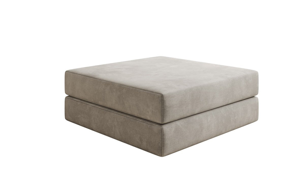 Beistellhocker Lazy i Velour