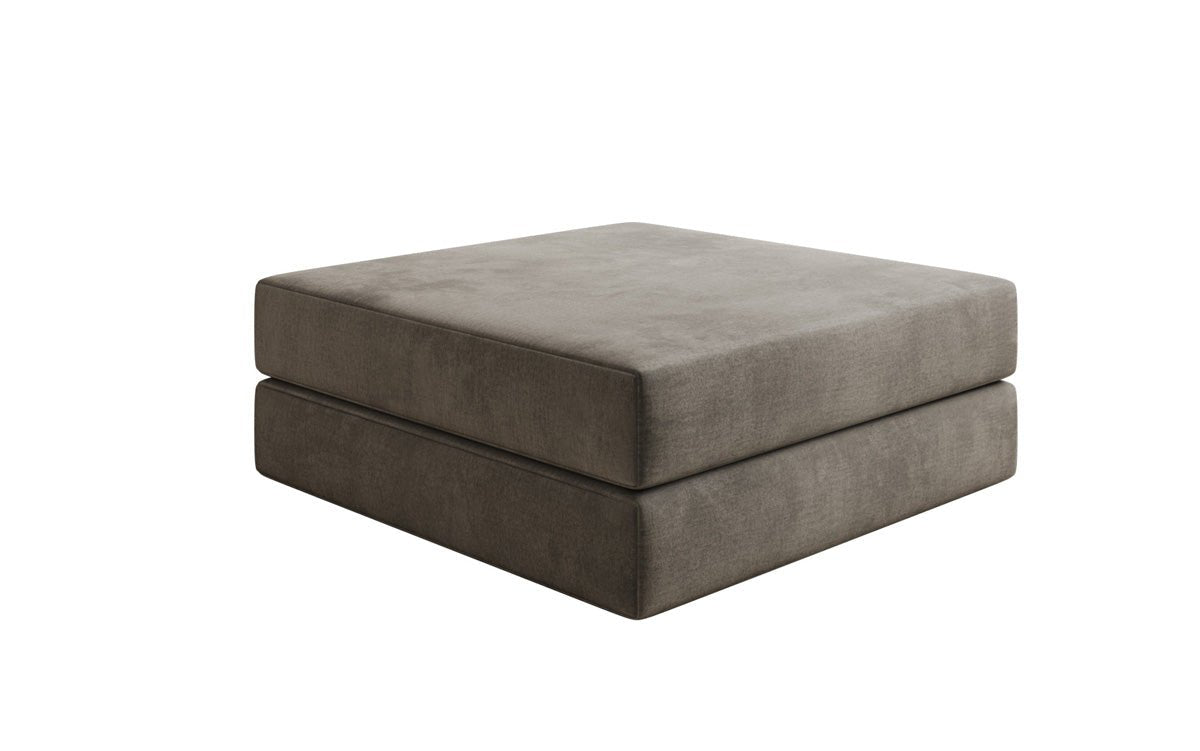 Beistellhocker Lazy i Velour